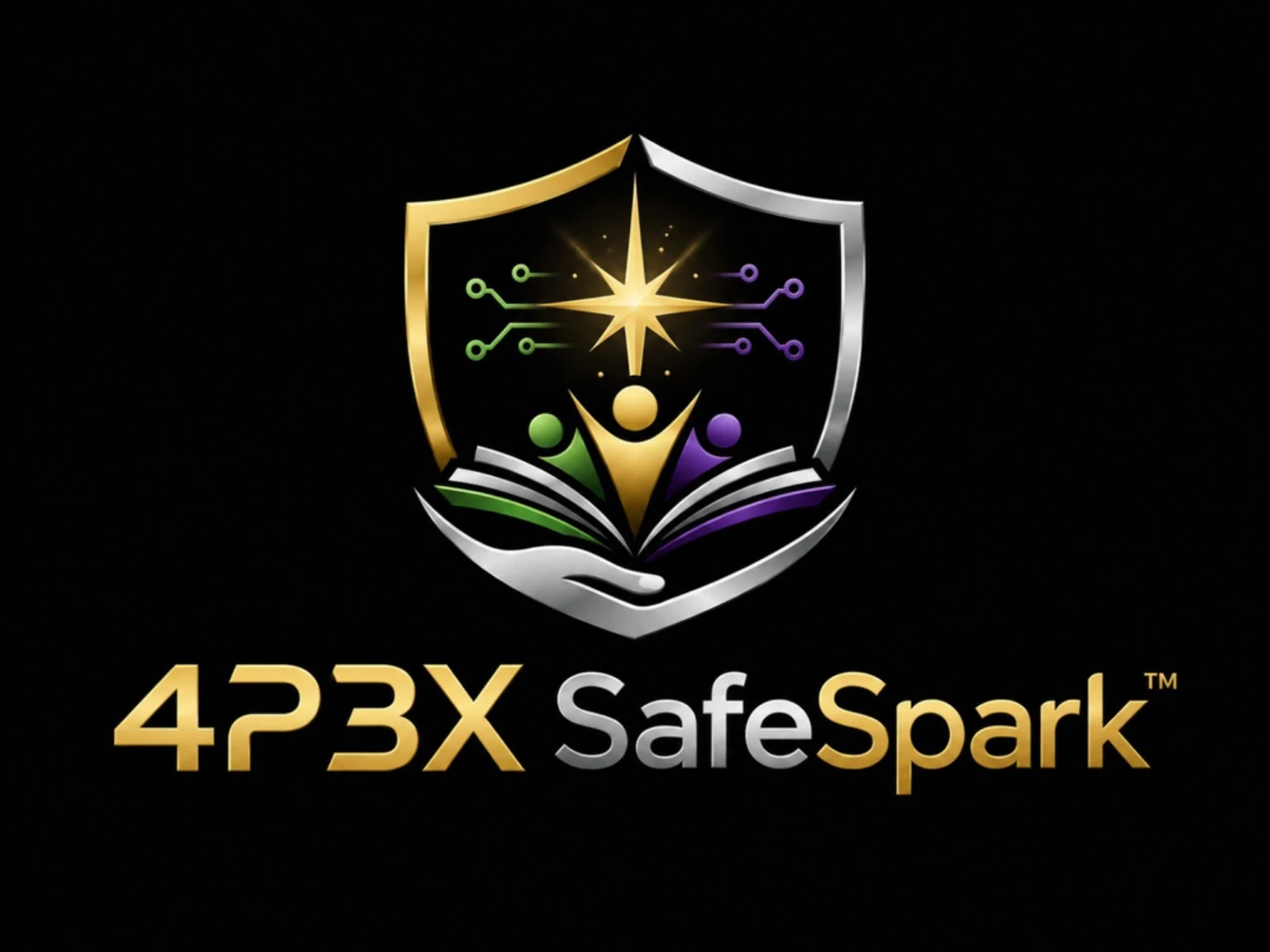 4P3X SafeSpark trademark logo